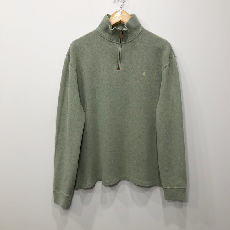 Polo Ralph Lauren Knit Quarter Zip (L/BIG/SHORT)