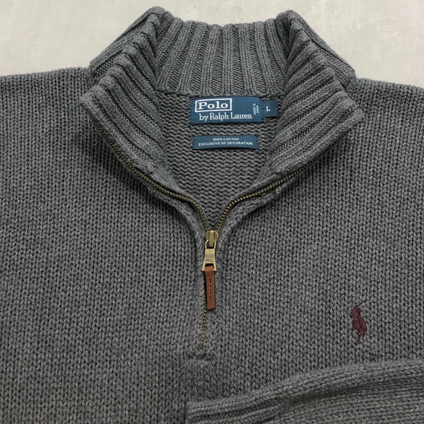 Polo Ralph Lauren Heavy Knit Quarter Zip (L/BIG)