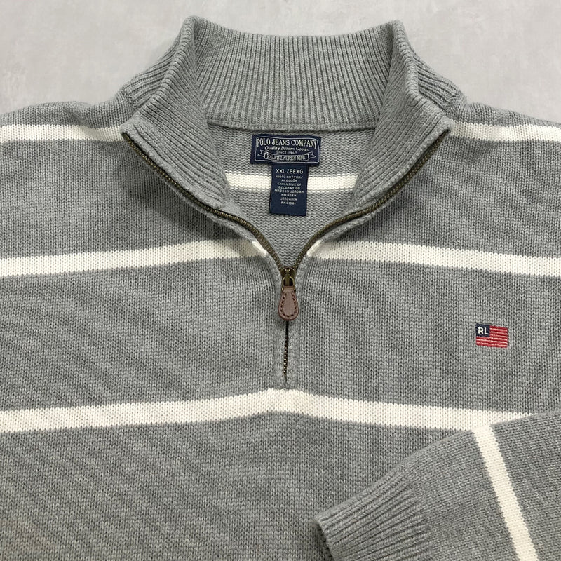 Polo Jeans Co Ralph Lauren Knit Quarter Zip (XL)