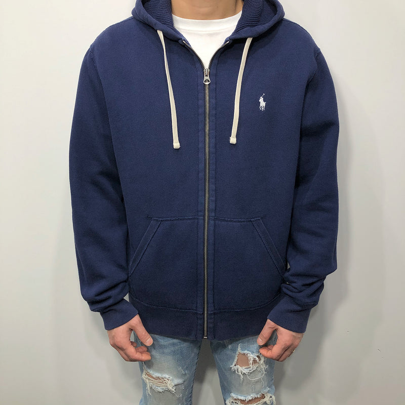 Polo Ralph Lauren Fleeced Hoodie Zip (M)