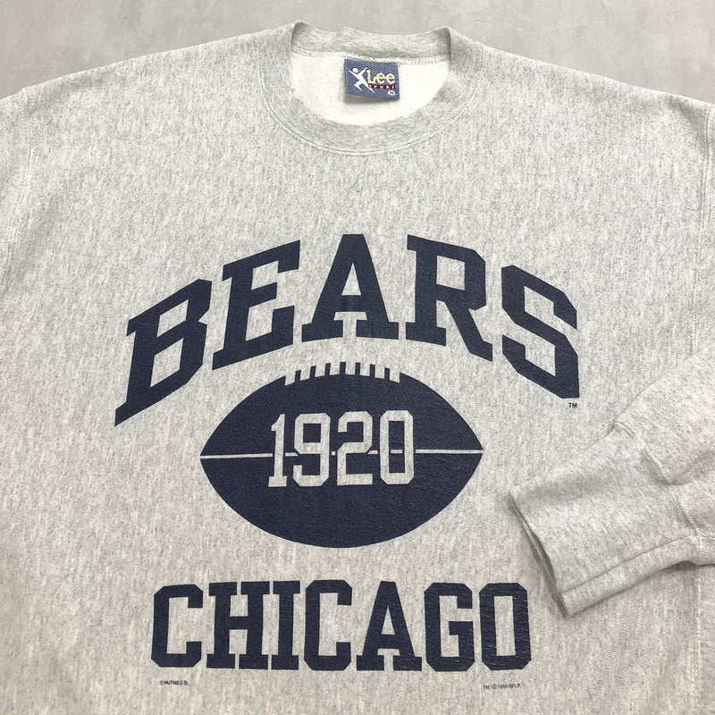 Vintage Lee Heavy Sweatshirt NFL Chicago Bears USA (2XL