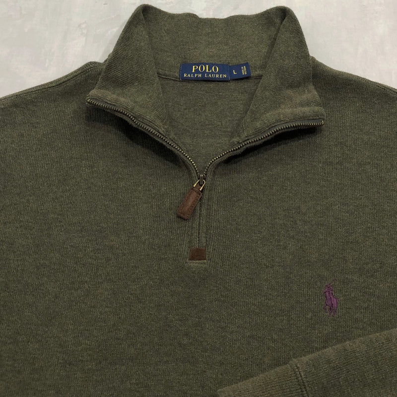 Polo Ralph Lauren Knit Quarter Zip (L)