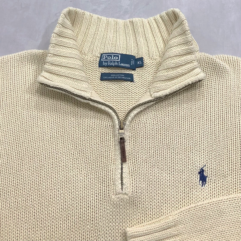 Polo Ralph Lauren Heavy Knit Quarter Zip (XL)