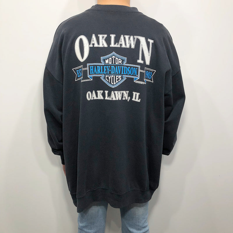 Vintage Harley Davidson Sweatshirt 1992 Oak Lawn Illinois (2XL) –  VINTAGELANDNZ
