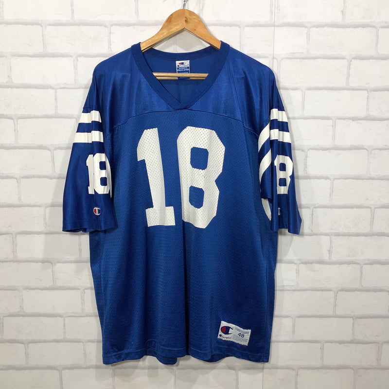 Vintage Champion Jersey NFL Indianapolis Colts #18 Peyton Manning (XL)