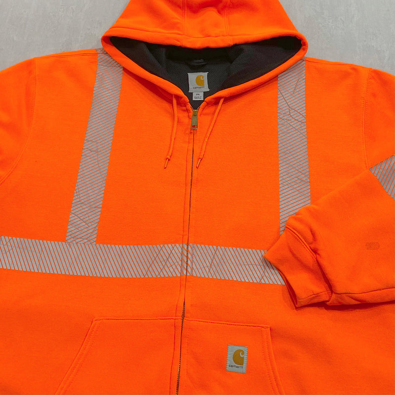 Carhartt High Visibility Hoodie Zip (2XL/BIG-3XL)