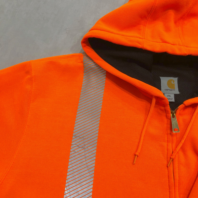 Carhartt High Visibility Hoodie Zip (2XL/BIG-3XL)