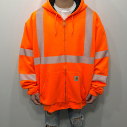 Carhartt High Visibility Hoodie Zip (2XL/BIG-3XL)