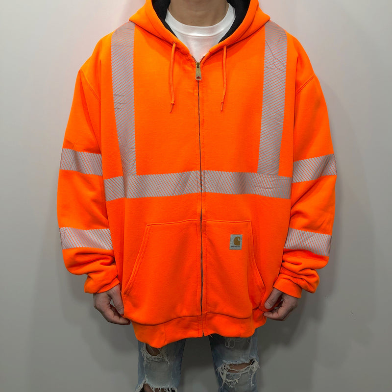 Carhartt hi vis clearance hoodie