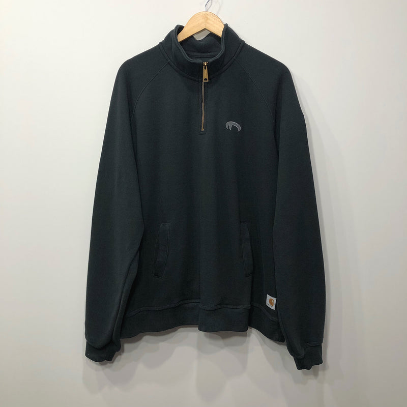 Carhartt Fleeced Quarter Zip Sweatshirt (2XL)