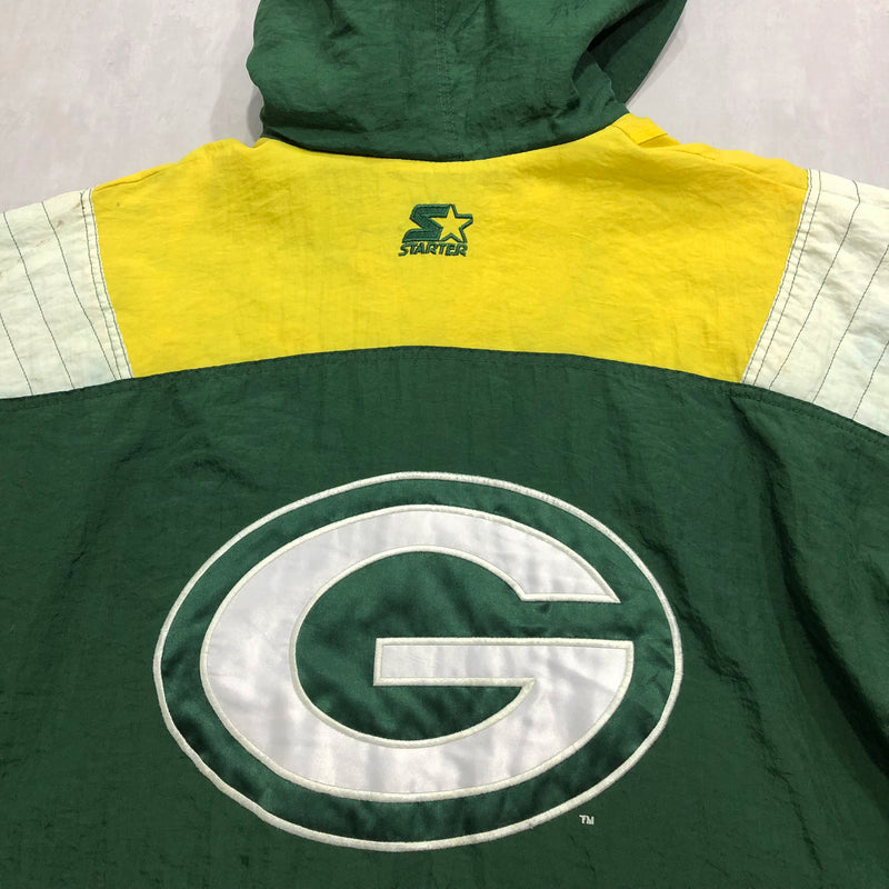 Vintage Champion NFL Green Bay Packers Pullover Windbreaker - 2XL