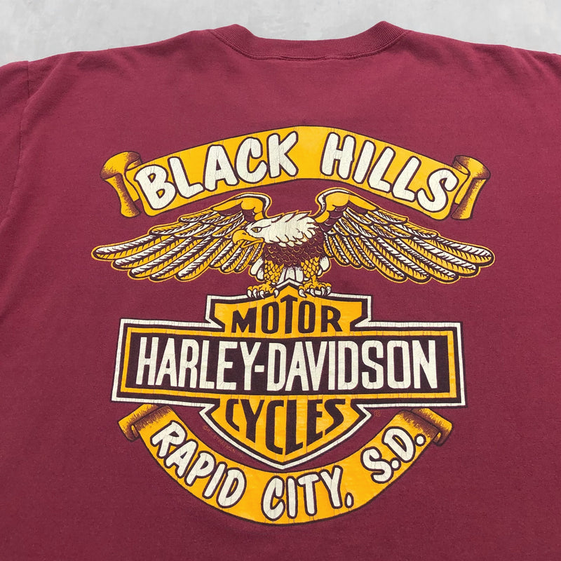 Harley Davidson T-Shirt Rapid City South Dakota USA (L-XL)