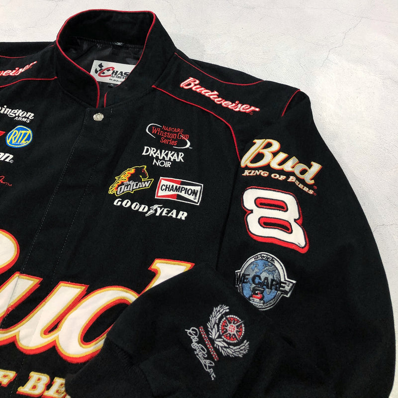 Chase Nascar Jacker Black Bud #8 Dale Earnhardt Jr (XL/SHORT)