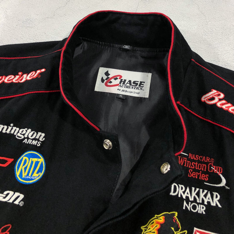 Chase Nascar Jacker Black Bud #8 Dale Earnhardt Jr (XL/SHORT)