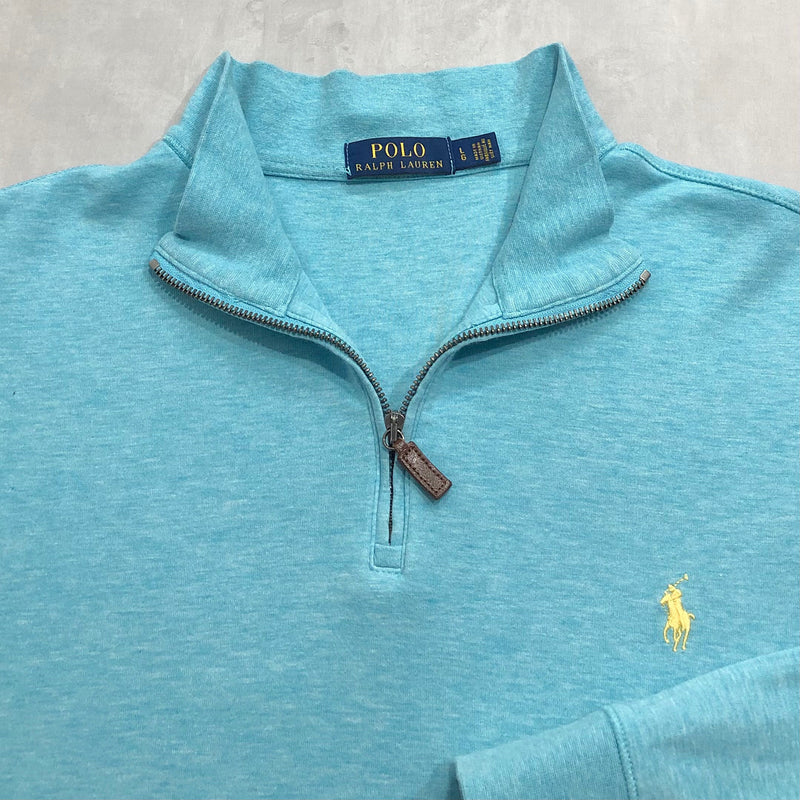 Polo Ralph Lauren Quarter Zip Sweatshirt (L/SHORT)