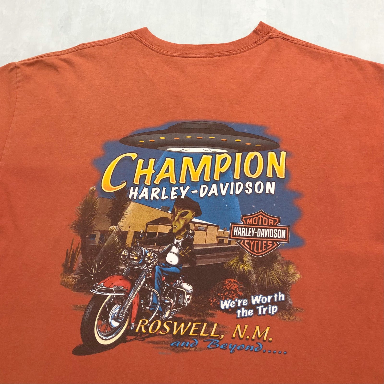 Vintage Harley Davidson Roswell tee store