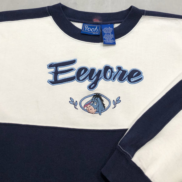 Vintage Pooh Fleeced Sweatshirt Eeyore (W/L)