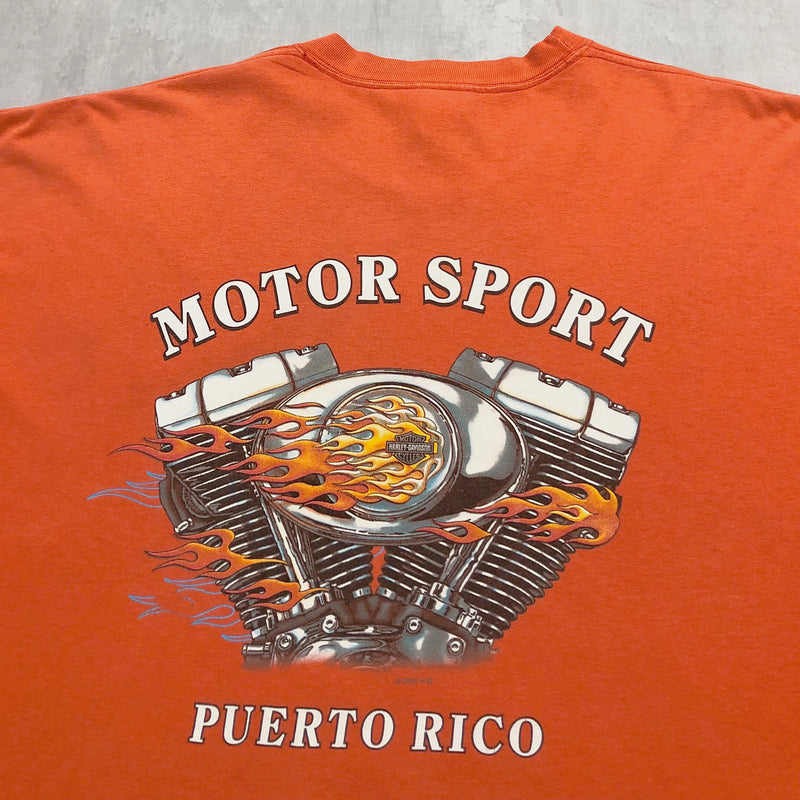 Harley Davidson T-Shirt Puerto Rico USA (3XL/TALL)