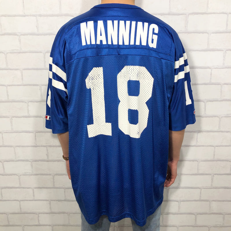 Vintage #18 PEYTON MANNING Indianapolis Colts NFL Champion Jersey