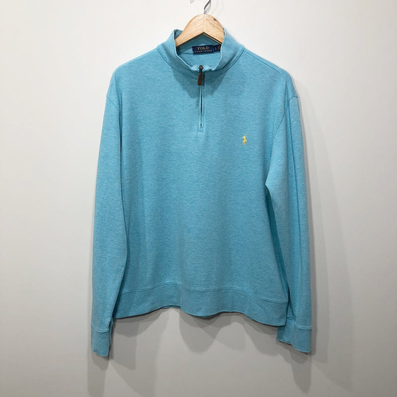 Polo Ralph Lauren Quarter Zip Sweatshirt (L/SHORT)