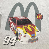 Vintage Nascar T-Shirt 1996 McDonalds #94 Bill Elliott (L