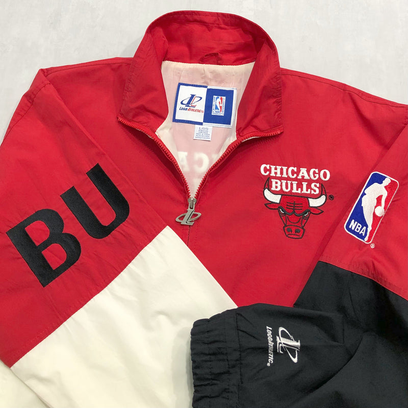 Vintage Logo Athletic NBA Light Jacket Chicago Bulls (L)