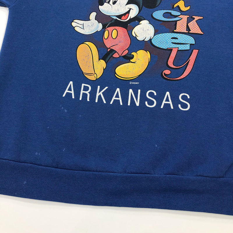 Vintage Disney Fleeced Sweatshirt Mickey Arkansas (L)