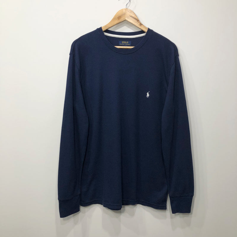 Polo Ralph Lauren Mini Waffle T-Shirt Long Sleeved (L)