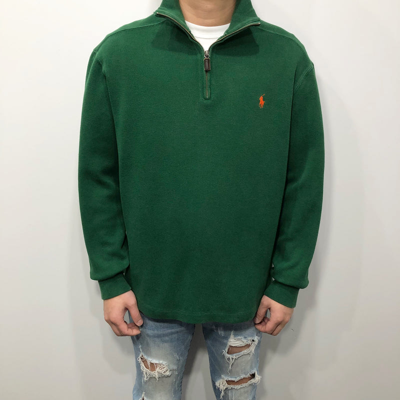 Green ralph lauren online quarter zip