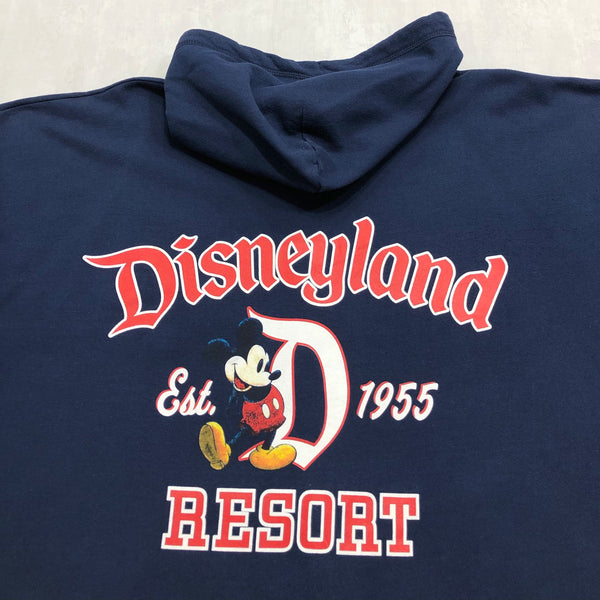 Disney Fleeced Hoodie Zip Disneyland Resort (2XL)