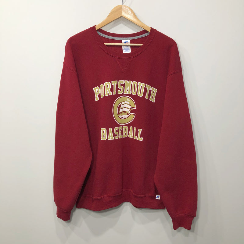 Russell Fleeced Sweatshirt Portsmouth School Baseball (XL)