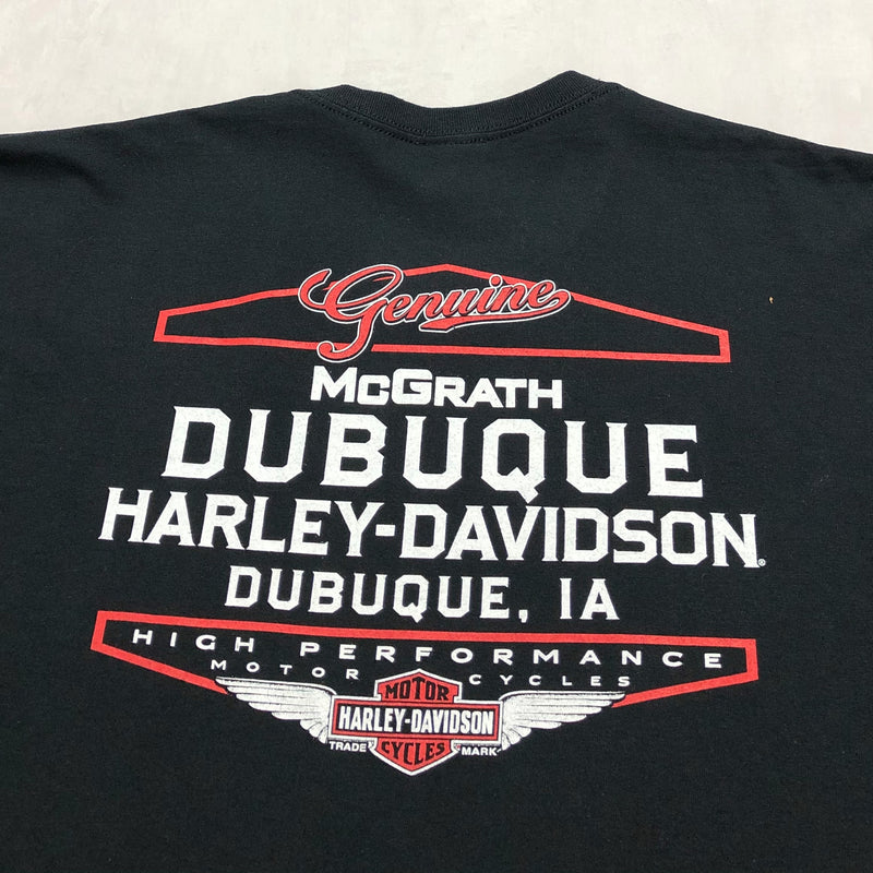 Harley Davidson T-Shirt Dubuque Iowa (2XL/TALL)