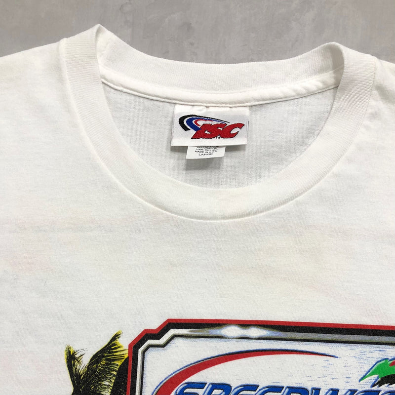 ISC Nascar T-Shirt 2001 Speedweeks Daytona USA (L)