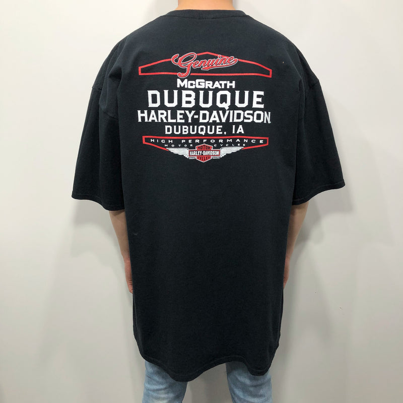 Harley Davidson T-Shirt Dubuque Iowa (2XL/TALL)