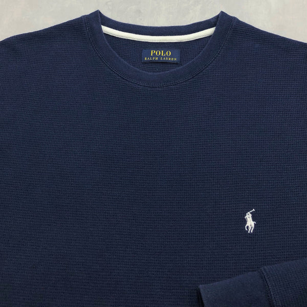 Polo Ralph Lauren Mini Waffle T-Shirt Long Sleeved (L)