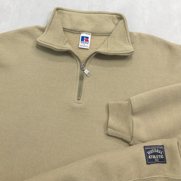 Vintage Russell Fleeced Quarter Zip USA (L/SHORT)