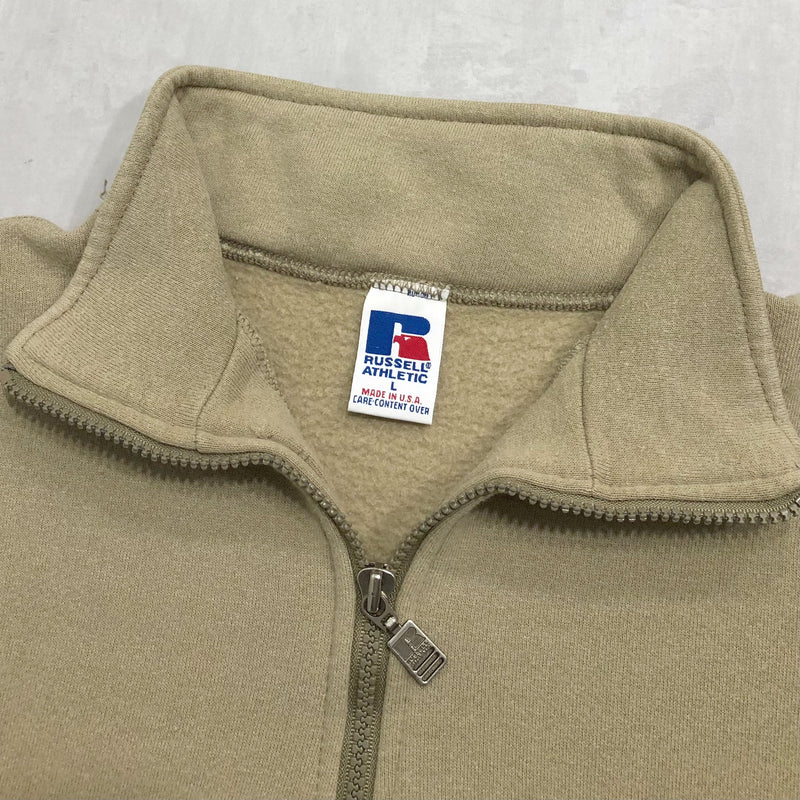 Vintage Russell Fleeced Quarter Zip USA (L/SHORT)