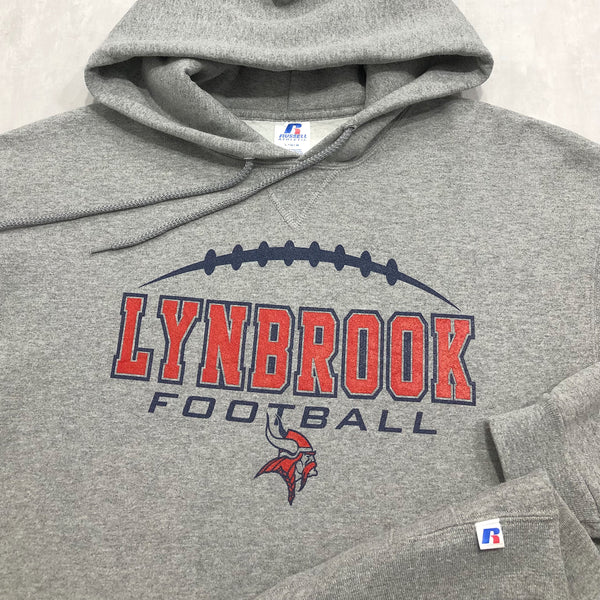 Russell Fleeced Hoodie Lynbrook School Football Vikings (L/TALL)