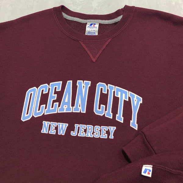 Russell Fleeced Sweatshirt Ocean City New Jersey (L)