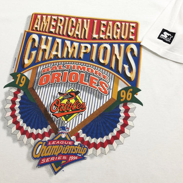 Vintage Starter T-Shirt 1996 American League Champions Baltimore Orioles USA (XL/TALL)