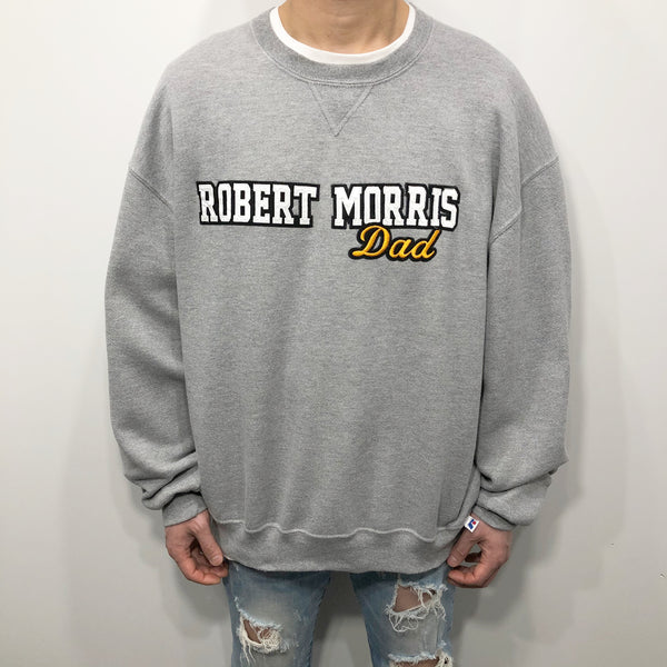 Vintage Russell Fleeced Sweatshirt Robert Morris Uni Dad USA (L/BIG)