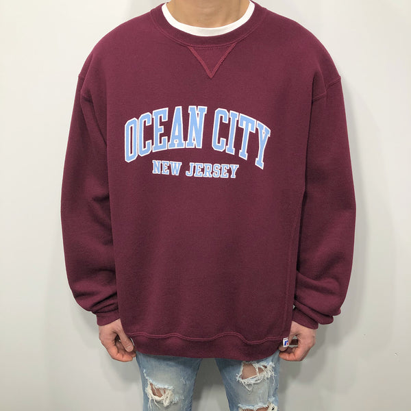 Russell Fleeced Sweatshirt Ocean City New Jersey (L)