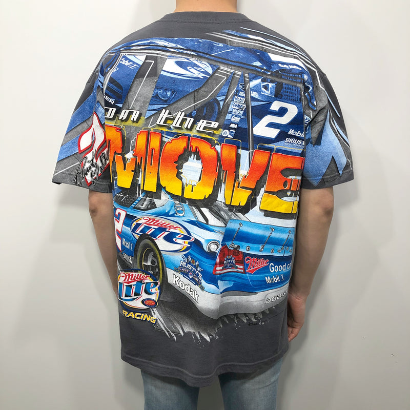 Chase Nascar T-Shirt Miller Lite #2 Rusty Wallace (L)