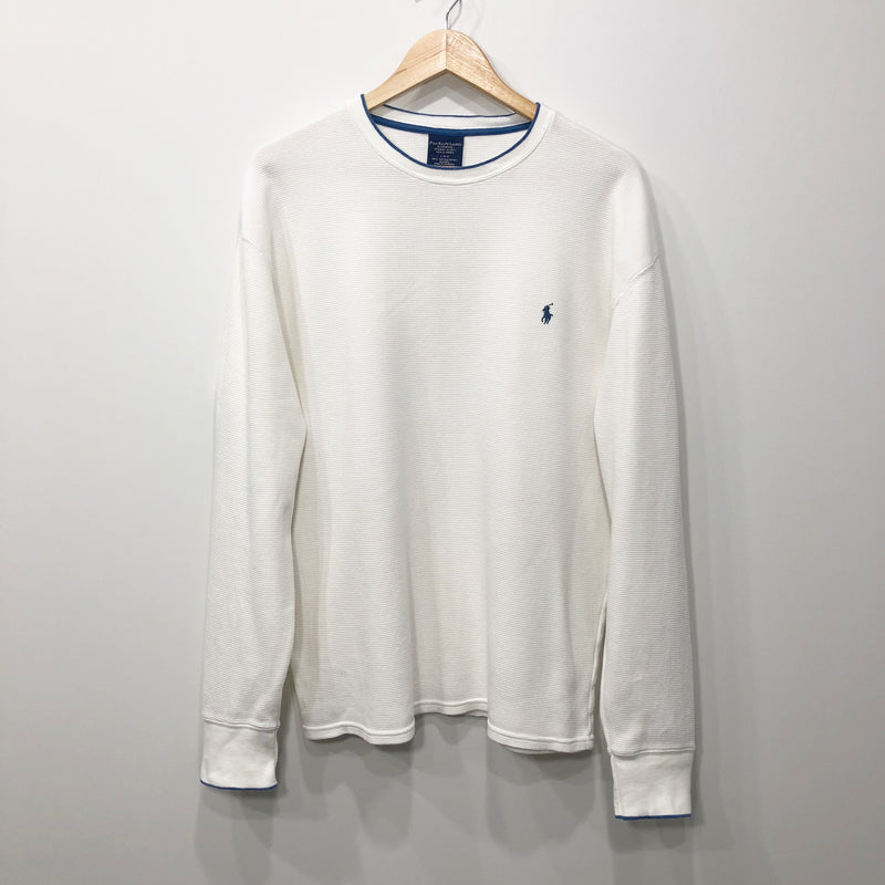 Polo Ralph Lauren Mini Waffle T-Shirt Long Sleeved (L)