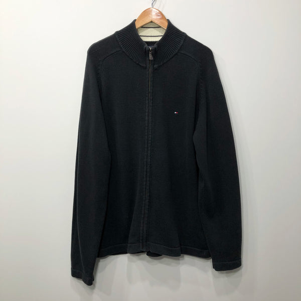 Vintage Tommy Hilfiger Knit Full Zip (2XL/TALL)