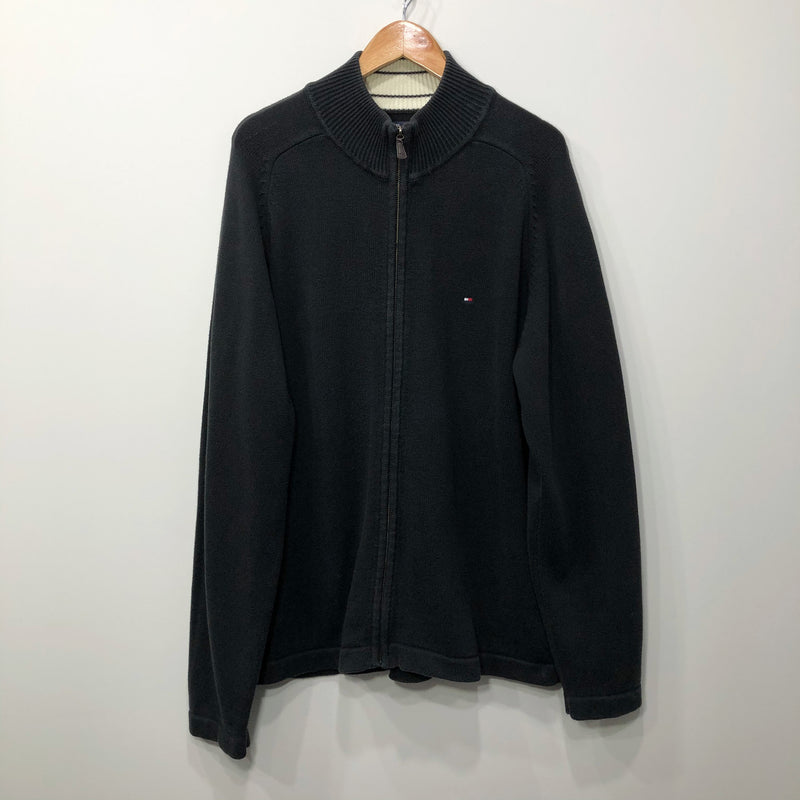 Vintage Tommy Hilfiger Knit Full Zip (2XL/TALL)