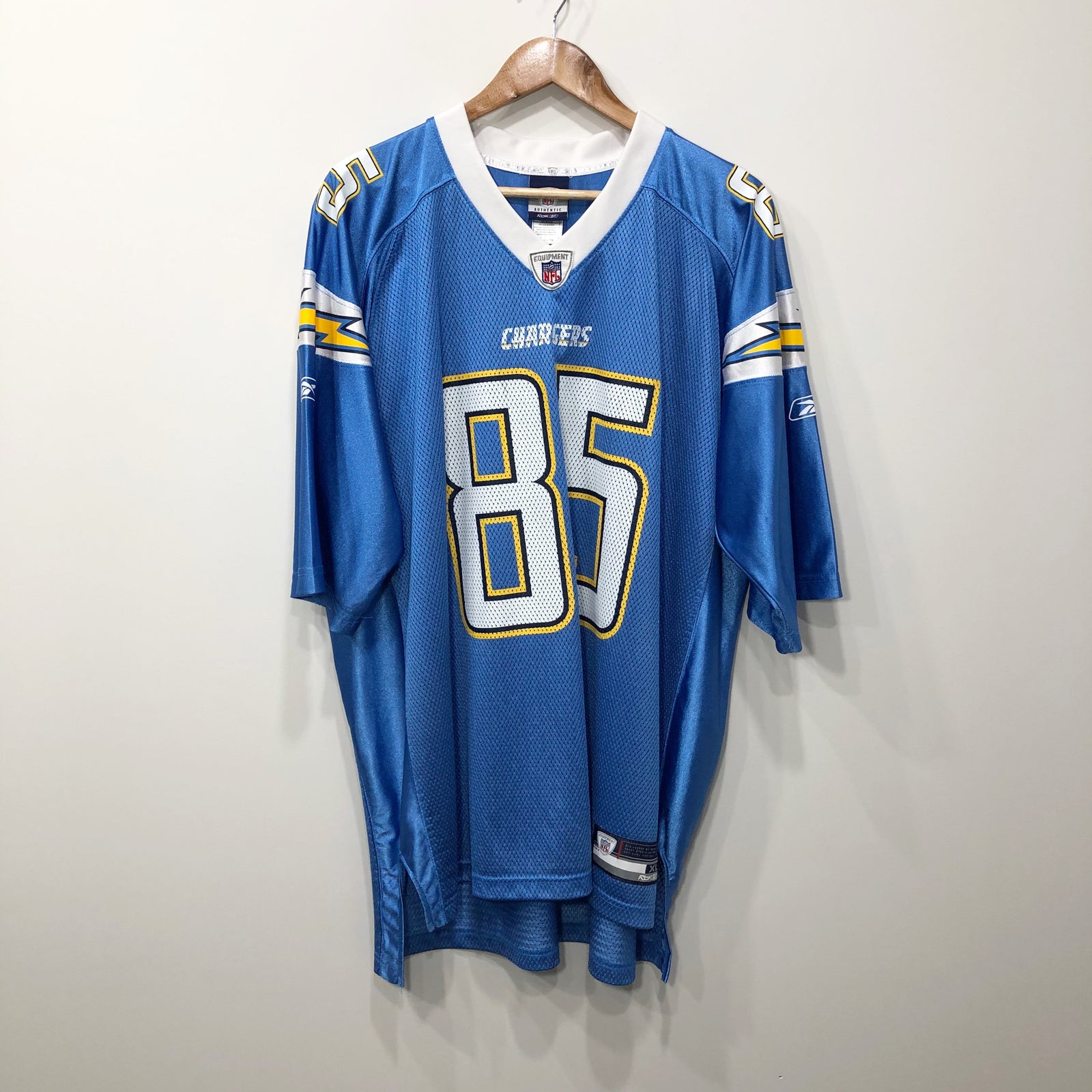 San Diego Chargers Jersey #83 Jackson Reebok Onfield Size sale Small