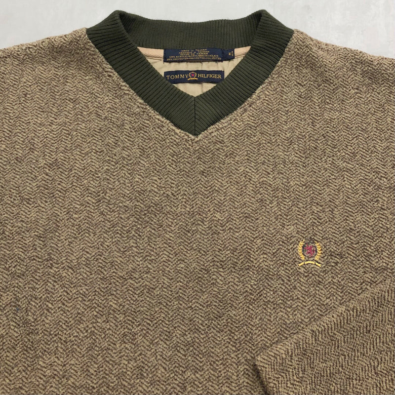 Vintage Tommy Hilfiger Fleece Lion Crest Logo (L/BIG)