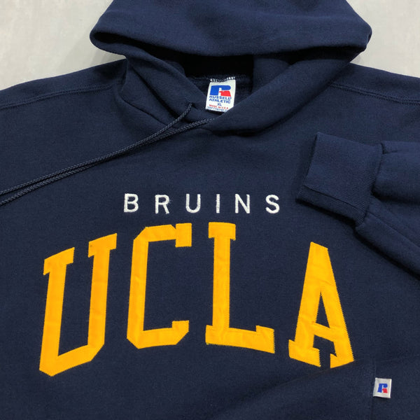 Vintage Russell Fleeced Hoodie California Los Angeles Uni Bruins USA (XL)