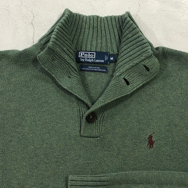 Polo Ralph Lauren Knit Button Pullover (M)